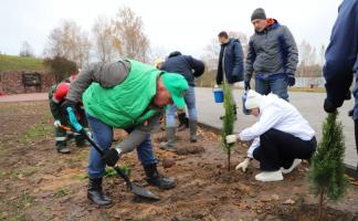 Дмитрий Демидов принял участие в республиканском субботнике на своей малой родине